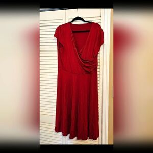 OX red t-shirt dress